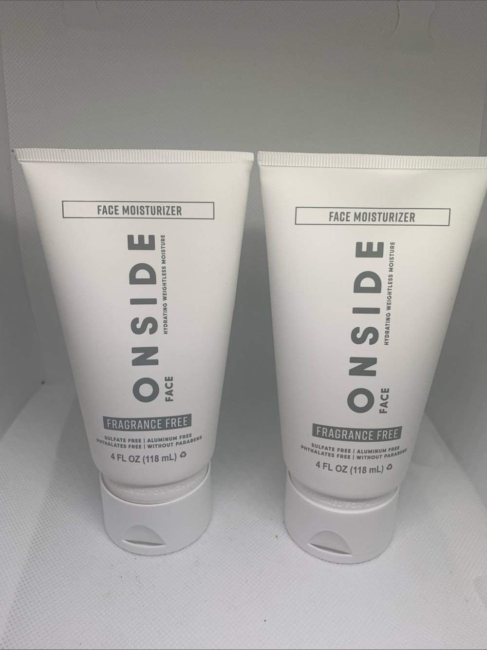 Onside Face Moisturizer Fragrance Free - 4 Oz each Set of 2